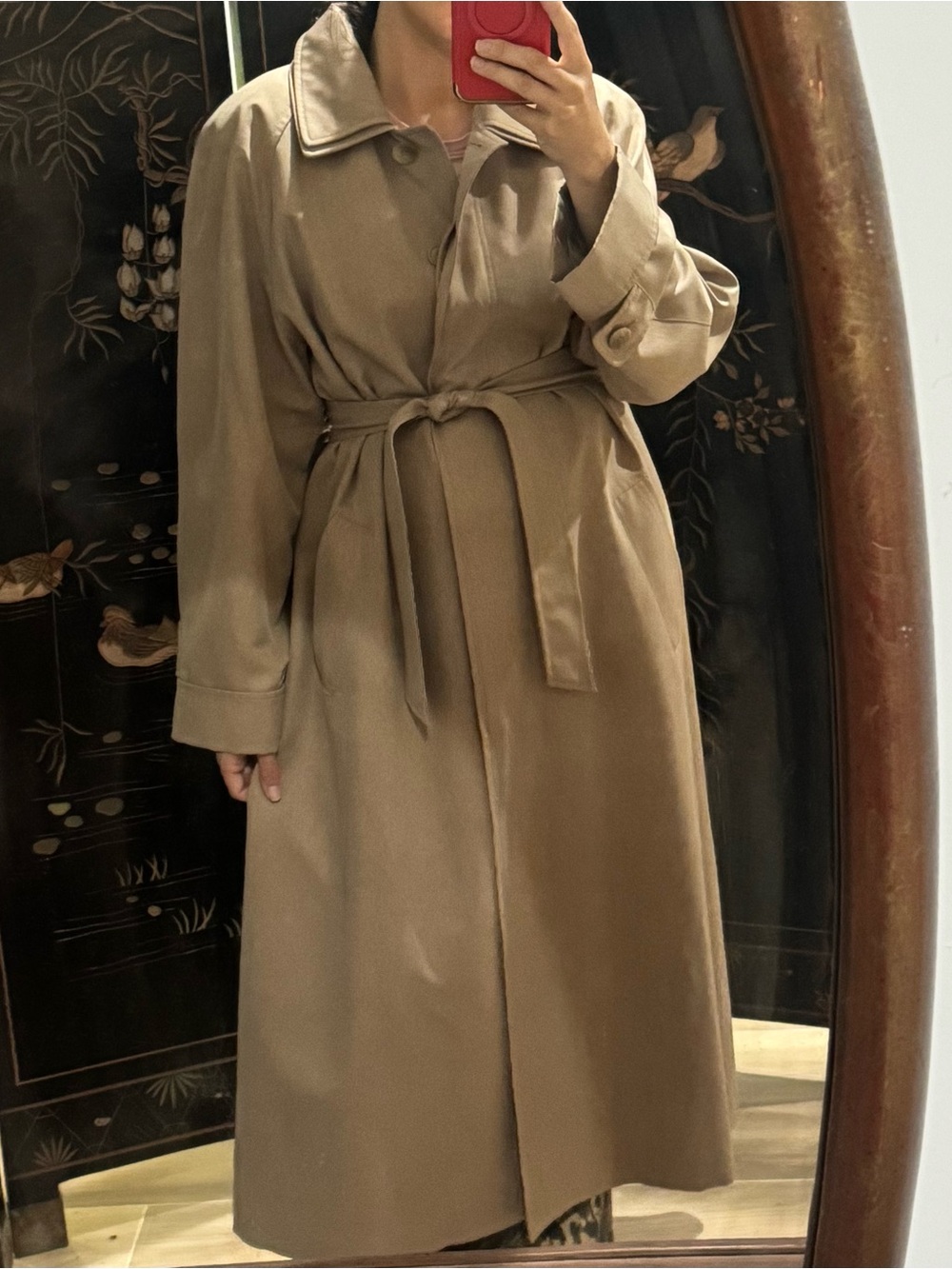 Gallery Taupe Trench Coat